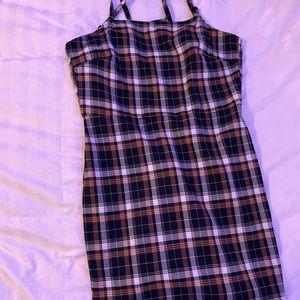 Plaid Dark Dress
